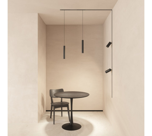 Трековый подвесной светильник Denkirs Smart Spot Zigbee DK8308-BK Трековый подвесной светильник Denkirs Smart Spot Zigbee DK8308-BK