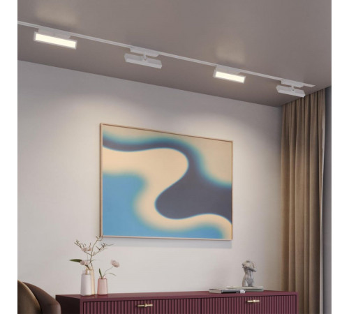 Трековый однофазный светильник с переключателем цв. температуры Novotech Port Stratus 359774