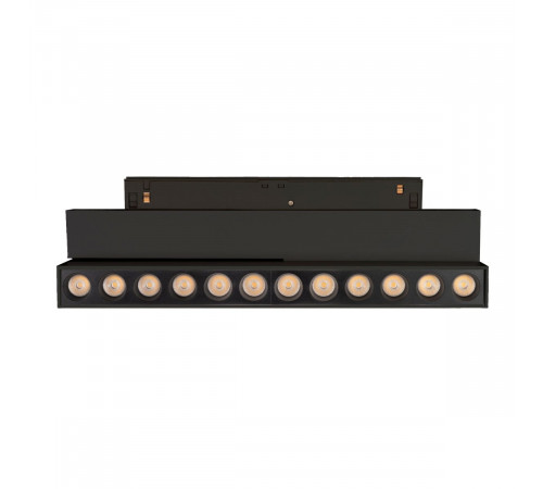 Трековый магнитный светильник Arlight MAG-ORIENT-DOTS-FOLD-S230-12W Day4000-MIX (BK, 30 deg, 48V, TUYA Zigbee) (IP20 Металл) 056402