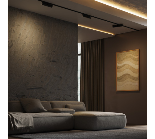 Трековый магнитный светильник Maytoni Technical Points Rot Exility X TR242-2-12W3K-B