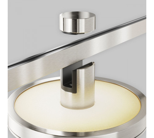 Трековый магнитный светильник Maytoni Technical Plato Flarity TR152-1-7W3K-PT Трековый магнитный светильник Maytoni Technical Plato Flarity TR152-1-7W3K-PT