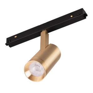 Трековый магнитный светильник Arlight MAG-ORIENT-SPOT-R45-12W Day4000 (Золотой, 24 deg, 48V) (IP20 Металл) 040889(1)