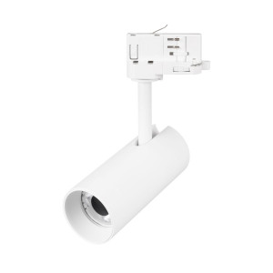Трековый трехфазный светильник Arlight LGD-SILMA-4TR-R55-4W Warm3000 (WH, 4 deg, 230V) (IP20 Металл) 060462