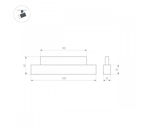 Трековый магнитный светильник Arlight MAG-ORIENT-FLAT-L235-8W Warm3000 (WH, 100 deg, 48V, DALI) 035835(1) Трековый магнитный светильник Arlight MAG-ORIENT-FLAT-L235-8W Warm3000 (WH, 100 deg, 48V, DALI) 035835(1)