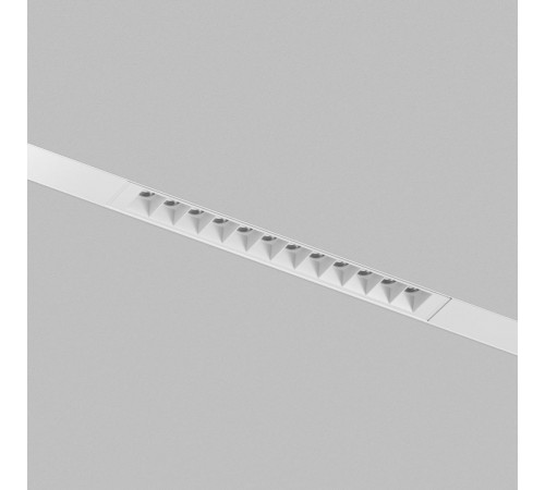 Трековый однофазный светильник Denkirs Simple Grill DK8101-WH