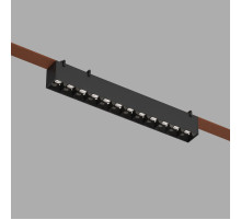 Трековый однофазный светильник Denkirs Belty grill DK5670-BK