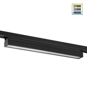 Трековый однофазный трехжильный светильник с переключателем цветовой температуры Novotech Port Iter 359788