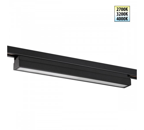 Трековый однофазный трехжильный светильник с переключателем цветовой температуры Novotech Port Iter 359788