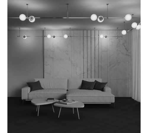 Трековый магнитный светильник Maytoni Technical Luna TR229-1-8W3K-BS