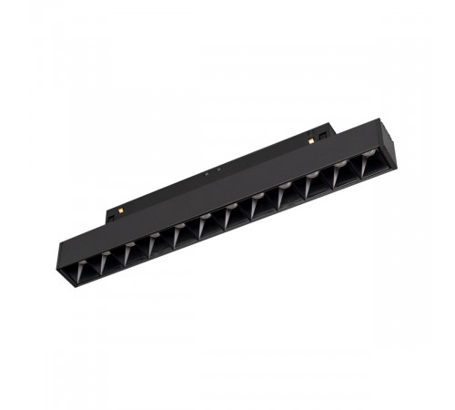 Трековый магнитный светильник Arlight MAG-ORIENT-LASER-L235-8W Warm3000 (Черный, 24 deg, 48V) (IP20 Металл) 033615(1)