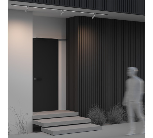 Уличный трековый светильник Maytoni Focus Led Elasity IP O-TR01-1-S-8WW3K