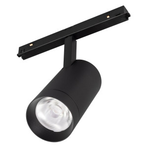 Трековый магнитный светильник Arlight MAG-ORIENT-SPOT-R65-20W Day4000 (Черный, 24 deg, 48V, DALI) (IP20 Металл) 033628(1)