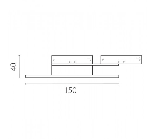 Трековый однофазный светильник отраженного света Lightstar Linea 236137
