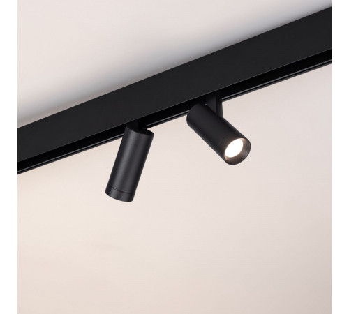 Трековый магнитный светильник Arlight MAG-ORIENT-SPOT-R35-6W Day4000-MIX (BK, 24 deg, 48V, TUYA Zigbee) (IP20 Металл) 056399