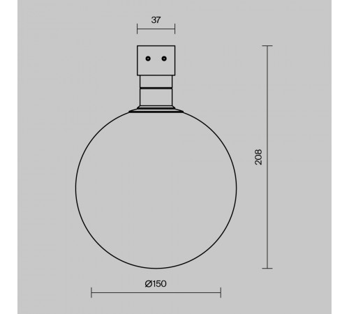 Уличный трековый светильник Maytoni Luna Elasity IP O-TR01-2-S-9WW3K