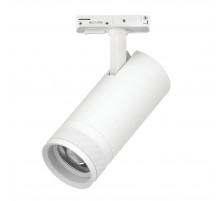 Трековый светильник для однофазного/трехфазного шинопровода Barra 20-55G с тонким адаптером Lightstar Canno Pro C4206SS