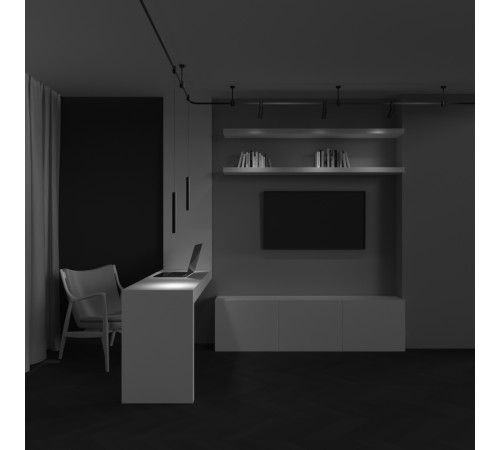 Трековый магнитный светильник Maytoni Focus LED TR155-1-5W3K-B Трековый магнитный светильник Maytoni Focus LED TR155-1-5W3K-B