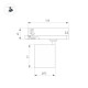 Трековый трехфазный светильник Arlight LGD-DYKE-4TR-R75-16W Warm3000 (WH, 38 deg, 230V) 052280