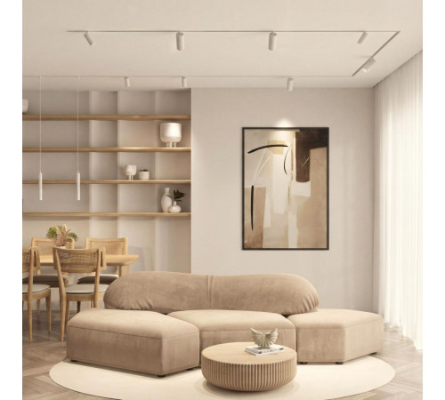 Трековый однофазный светильник Denkirs Simple Spot DK8110-WH