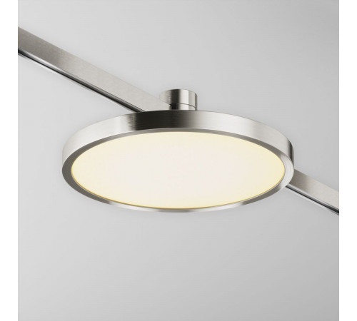 Трековый магнитный светильник Maytoni Technical Plato Flarity TR153-1-10W3K-PT Трековый магнитный светильник Maytoni Technical Plato Flarity TR153-1-10W3K-PT