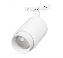 Трековый магнитный светильник Arlight MAG-MICROCOSM-SPOT-ZOOM-R59-12W Day4000 (WH, 20-60 deg, 24V) (IP20 Металл) 052097