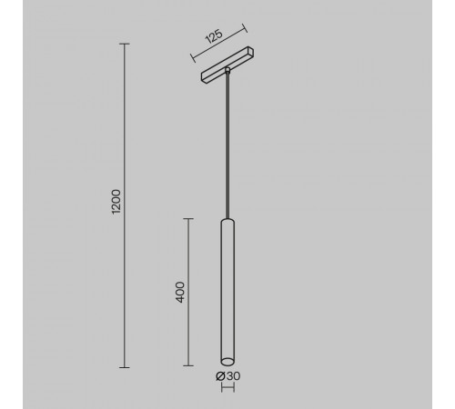Трековый магнитный светильник Maytoni Technical Focus Led Radity TR257-4-7WTW-M-B