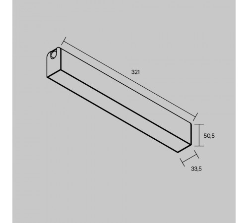 Трековый светильник Maytoni Technical Basis Arity TR238-1-12W3K-B