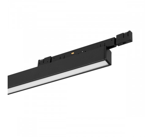 Трековый магнитный светильник Arlight MAG-MICROCOSM-FLAT-L588-20W Warm3000 (BK, 100 deg, 24V) (IP20 Металл) 051774