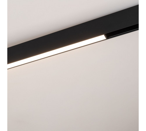 Трековый магнитный светильник Arlight MAG-ORIENT-FLAT-L235-8W Warm3000 (Черный, 100 deg, 48V) (IP20 Металл) 033609(2)
