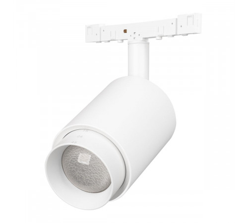 Трековый магнитный светильник Arlight MAG-MICROCOSM-SPOT-ZOOM-R47-9W Warm3000 (WH, 15-55 deg, 24V) (IP20 Металл) 051807