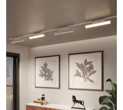 Трековый однофазный светильник с переключателем цв. температуры Novotech Port Stratus 359781