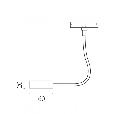 Трековый однофазный светильник Lightstar Linea 236037