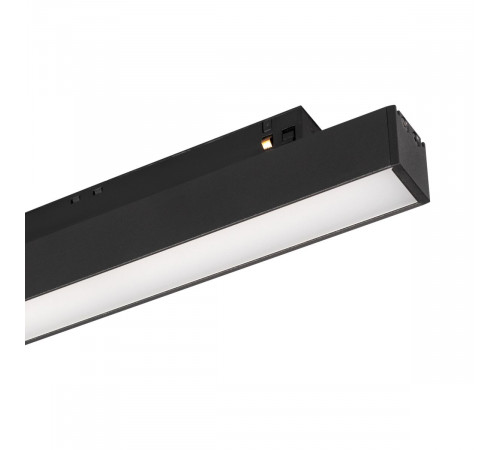 Трековый магнитный светильник Arlight MAG-ORIENT-FLAT-L350-12W Warm3000 (BK, 100 deg, 48V) (IP20 Металл) 049588(1)