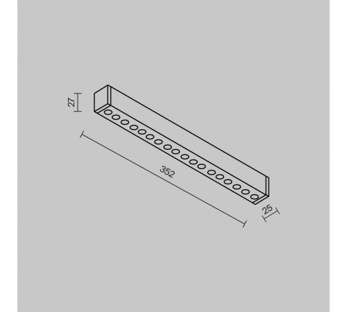 Трековый магнитный светильник Maytoni Technical Points RadityTR082-4-18WTW-M-B