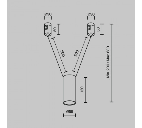 Трековый магнитный светильник Maytoni Technical Focus Led Flarity TR157-1-12W3K-PT