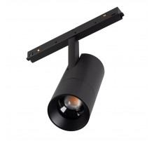 Трековый магнитный светильник Arlight MAG-ORIENT-SPOT-ZOOM-R65-15W Day4000 (BK, 20-60 deg, 48V, DALI) (IP20 Металл) 048662(1)