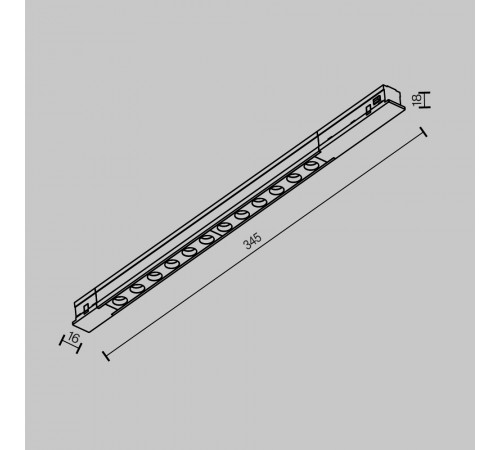 Трековый магнитный светильник Maytoni Technical Points TR232-2-10W4K-B