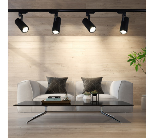 Трековый однофазный светильник Reluce 06720-9.3-001QY LED20W BK Трековый однофазный светильник Reluce 06720-9.3-001QY LED20W BK