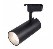 Трековый однофазный светильникЭРА TR5-3030 BK светодиодный 30 Вт 3000К черный Б0069987