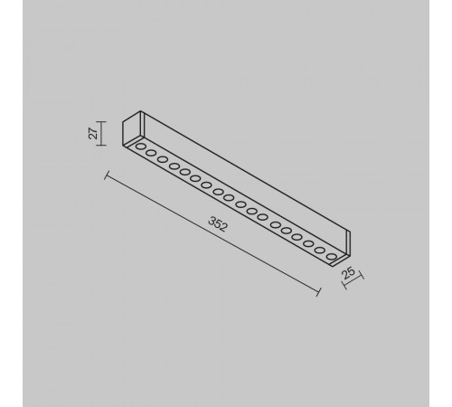 Трековый магнитный светильник Maytoni Technical Points Radity TR082-4-18WTW-M-W