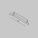 Трековый магнитный светильник Maytoni Technical Basis Radity TR080-4-10WTW-W