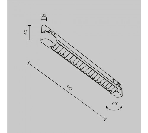 Трековый трехфазный светильник Maytoni Technical Points TR195-3-20W4K-M-B(N)