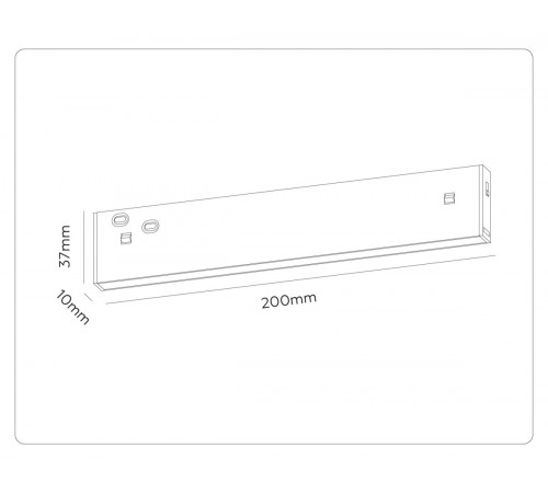 Трековый магнитный светильник с переключателем цв. темп. Ambrella Light GL2319