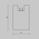 Уличный трековый светильник Maytoni Alfa Elasity IP O-TR01-2-S-16WB3K