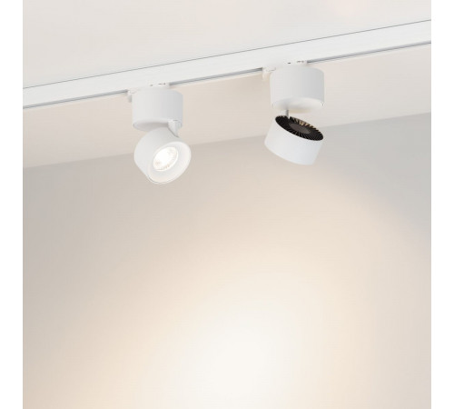 Трековый трехфазный светильник Arlight SP-PLURIO-TRACK-4TR-R77-9W Day4000 (WH-WH, 36 deg, 230V) (IP20 Металл) 038098