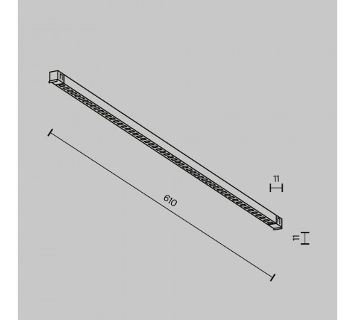 Трековый магнитный светильник Maytoni Technical Points Exility X TR241-2-12W3K-B