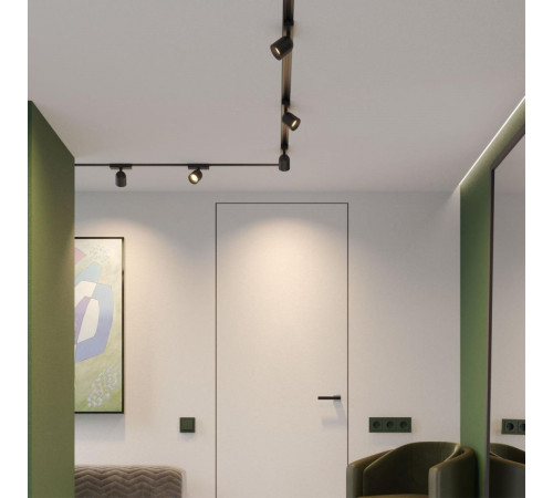 Трековый однофазный светильник Novotech Port Solette 359807