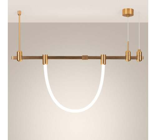 Трековый светильник Arlight ART-APRIORI-TUBE-ELASTIC-R38-L5000-60W Day4000 (Золото, 360 deg, 48V) (IP20 Металл) 049261(1)