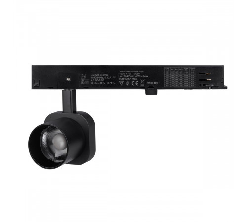 Трековый трехфазный светильник Arlight LGD-DIAFILM-4TR-R60-10W Warm3000 (BK, 20 deg, 230V) (IP20 Металл) 061447
