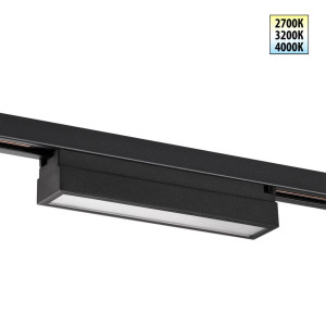 Трековый однофазный трехжильный светильник с переключателем цветовой температуры Novotech Port Iter 359787